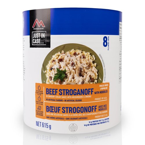 Mountain House Granola & Beef Stroganoff XL #10 Cans | Freeze Dried Survival Food