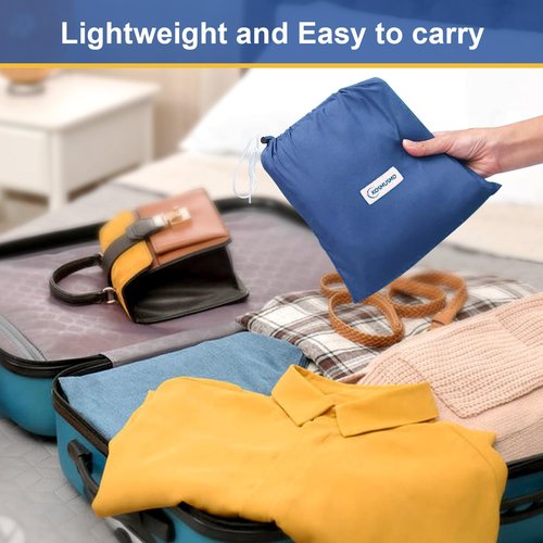 KOSMUSMO Sleeping Bag Liner, Ultralight Travel Sheet with Zipper and Compact Carry Bag, Portable Sleeping Camping Sheet, Soft Sleeping Bag Sack for Hotel, Hiking, Tenting, Camping