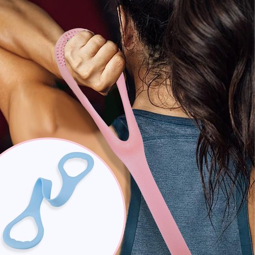 Yitexin 3 Pcs Figure 8 Resistance Band, Stretch Bands for Exercise, Stretch Strap for Arm Shoulder Back Chest Stretching, Elastic Rope Stretching Bands for Physical Therapy