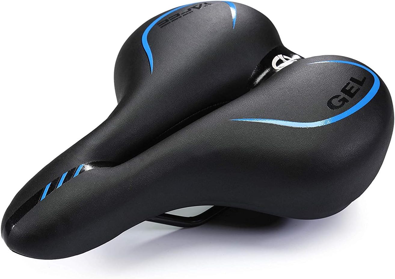 UNISTRENGH Big Bum Bike Saddle Seats Cruiser Suspension Shock Absorbing Ball Extra Wide Silica Gel Padded Cushion Bicycle Cycling