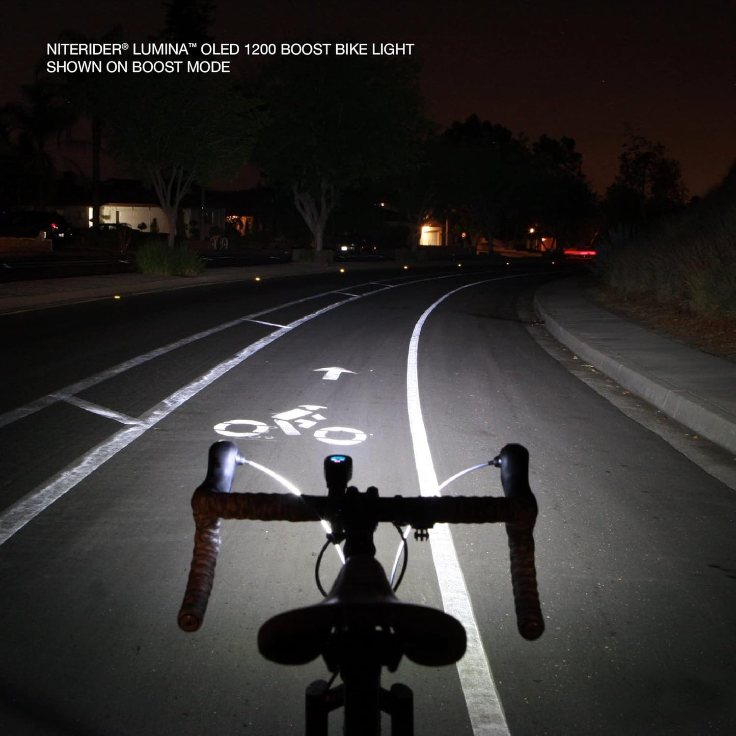 NiteRider Lumina OLED Boost 1200 Lumen USB Rechargeable Bike Headlight – OLED Display USB Rechargeable Front Bike Light 9 Modes IP64 Waterproof Road Cycling MTB Commuter eBike Safety Night Riding