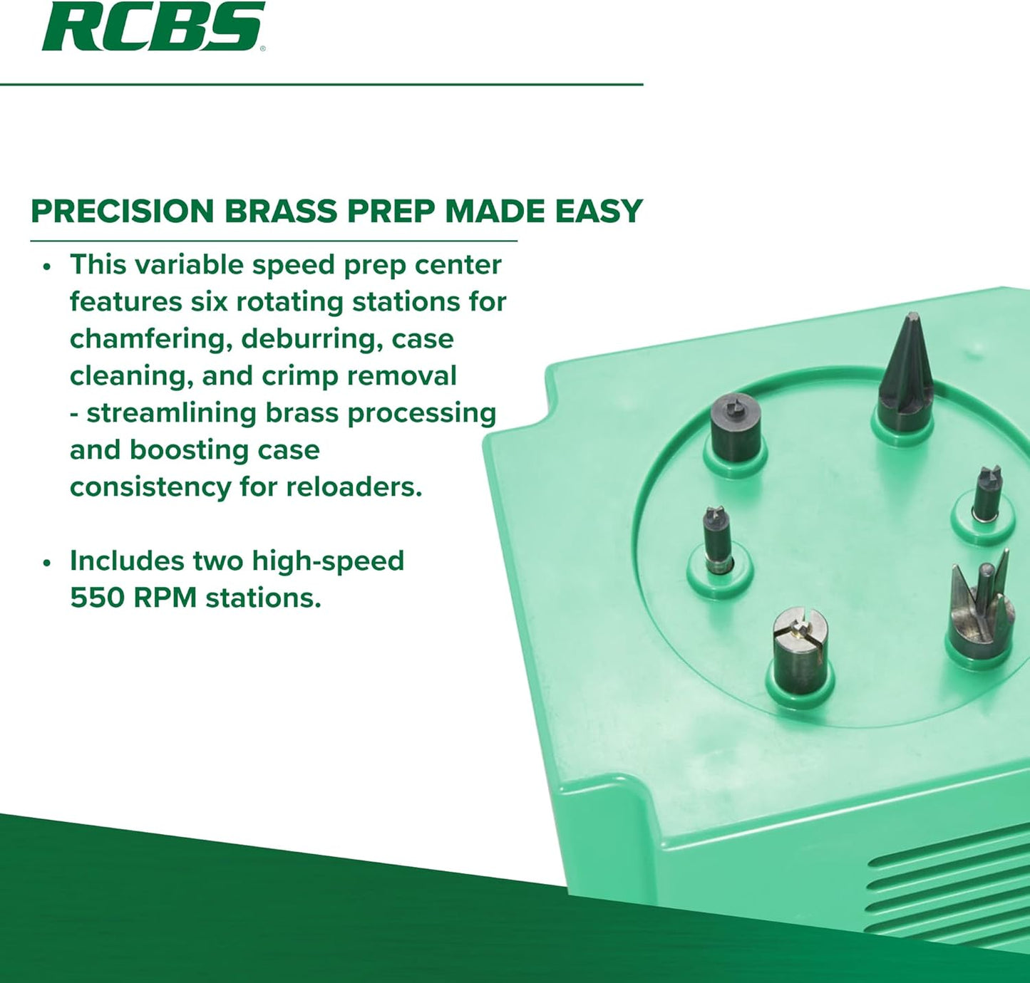 RCBS 90390 120-240 VAC Brass Boss (Us EU Aus UK) Trim Mate Case Prep Centers