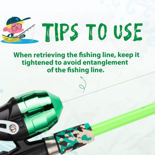WIDDEN 2 Pack Kids Fishing Pole, Portable Telescopic Kids Fishing Poles Set for Boys and Girls, Fishing Rod and Reel Combo Kit with Tackle Box, and Fishing Net, Best Fishing Pole for Toddler Youth