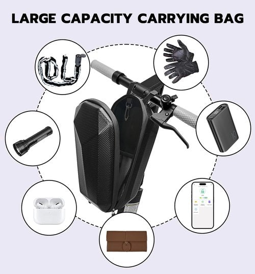 Anweller Scooter Chain Lock, Electric Scooter Accessories, Fingerprint Keyless Biometric Smart Bluetooth App Electronic Digital Heavy Duty Anti Theft Bike Lock