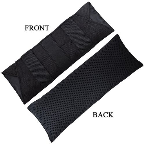 SOGOYFLA Ultra Thick Shoulder Strap Pad 2 Pack, Heavy Load Backpack Strap Pads, High Elasticity Tactical Bag Shoulder Pads (Black)