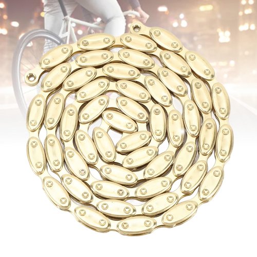 Tbest Chain, High Strength Steel 100 Link Single Speed Chain Replacement for Fixed Gear for BMX