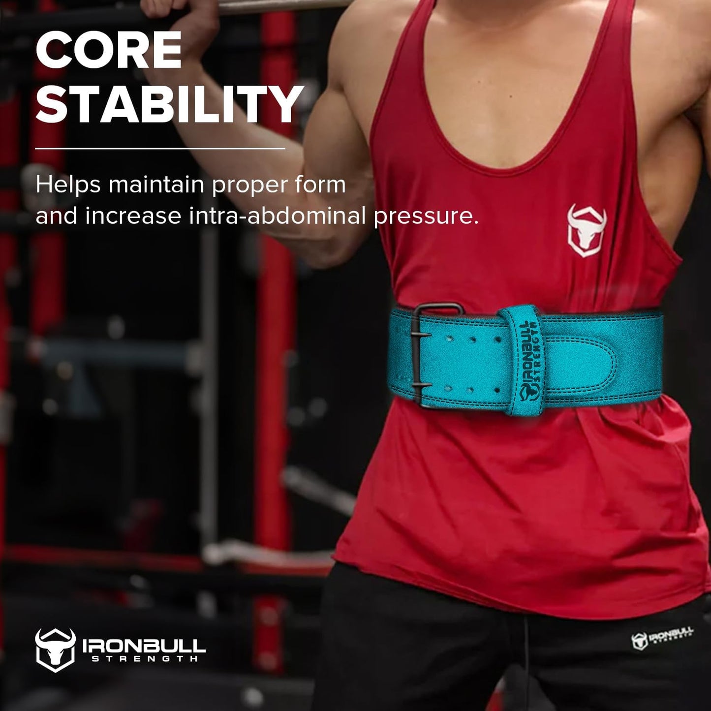 Powerlifting Belt - IPF Approved – Weight Lifting Belt 10mm - Prong Weightlifting Belt for Squats, Deadlift, and Bench Press – Lifting Belt Leather 4in for Men and Women – Back Brace for Gym, Workout, Strength Training, Strongmen & Power Lift