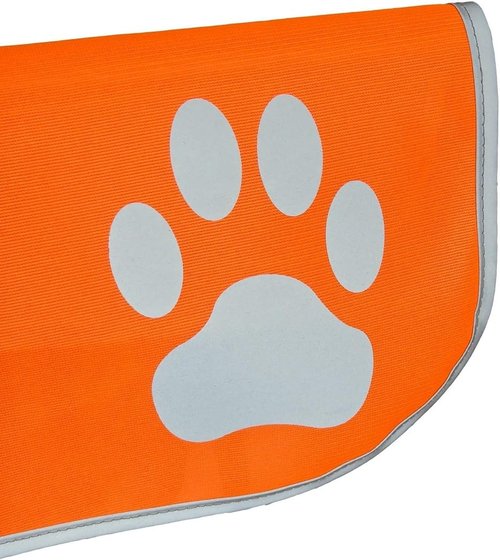 Dog Reflective Vest High Visibility Safety Jacket for Walking Running Hiking to Keep Dogs Visible Safe from Cars and Hunting Accidents Orange XXL