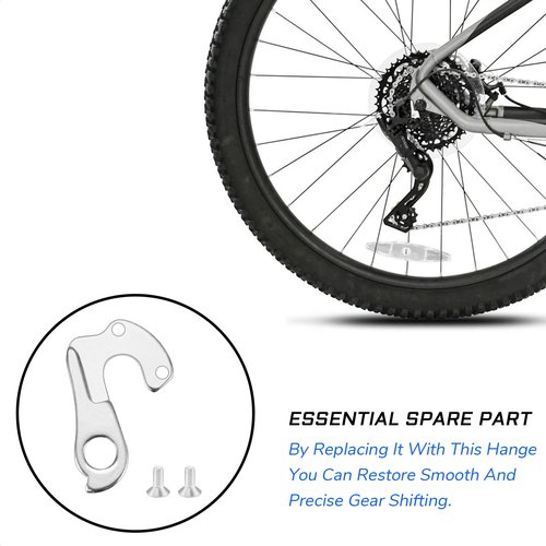 KIEVODE Derailleur Hanger for Trek, Specialized, Giant, Cannondale, Bianchi, Fuji, Diamondback, Raleigh, Kona, Marin and More | Replacement Part Accessories for Mountain Bikes, Road Bicycles, and MTB