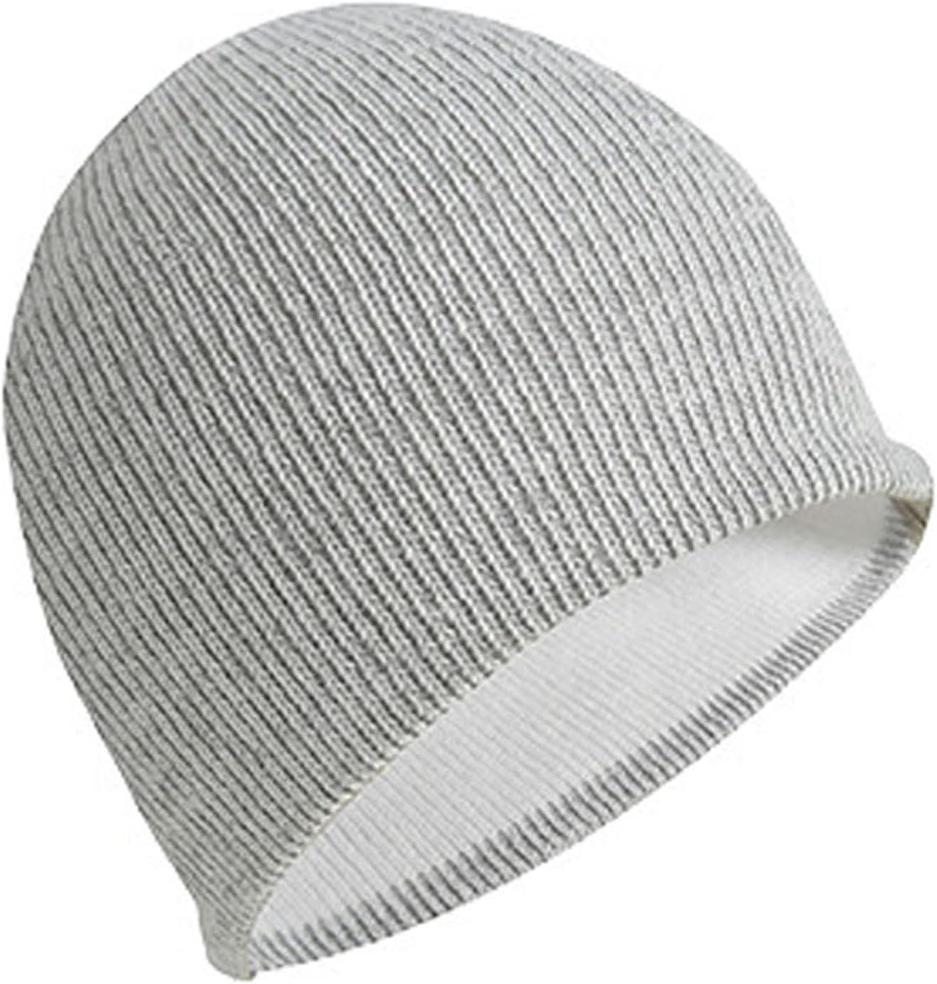 Reflective Beanie Hat High Visibility Warm Winter Loop Knit Cap Gifts for Women Men