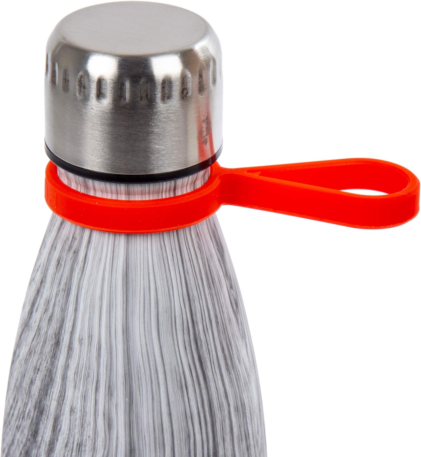 Pure Water, 1.25 x 3 inches, Red Easy and Convenient Durable Simple Silicone Bottle Holder (70551DC-RE)