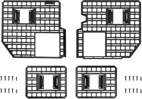 BuiltRight Industries Bedside Rack MOLLE Panel System | for Ford F-150 (2015-2024), Made in USA, Heavy Duty Steel, The Original None 4 Piece Kit 2015-2020