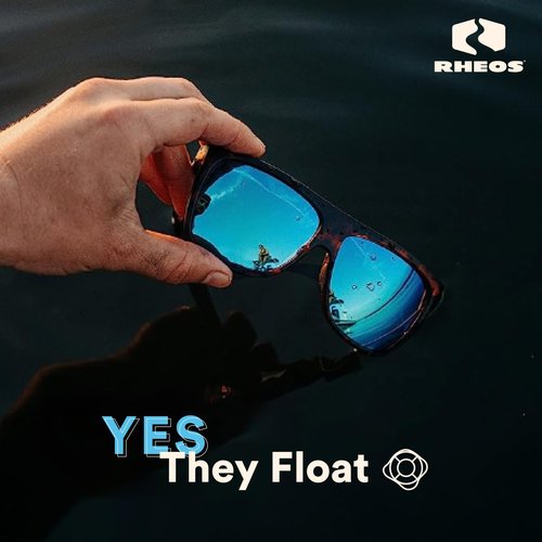 Rheos Lana | Tortoise | Rose | Floating Polarized Sunglasses | 100% UV Protection | Water Sport Sunglasses | Anti-Glare | Unisex-Adults