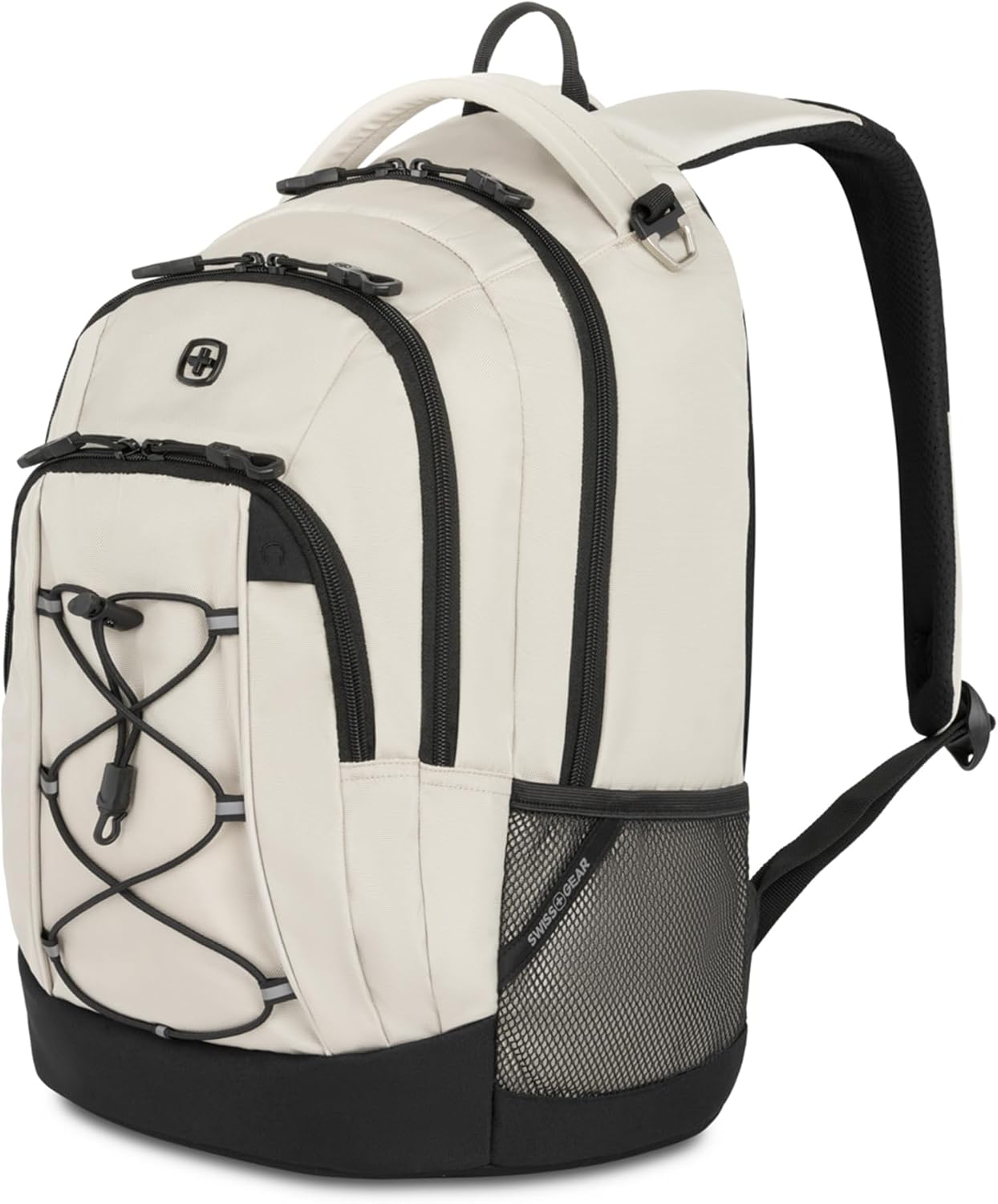 SwissGear 1186 Bungee Backpack, Grey (Laptop Version), 17.75 inch