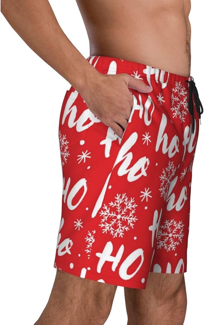 Mens Swim Trunks with Mesh Lining,Quick Dry Swimsuit Board Shorts Beach Pants Swimwear Bathing Suits