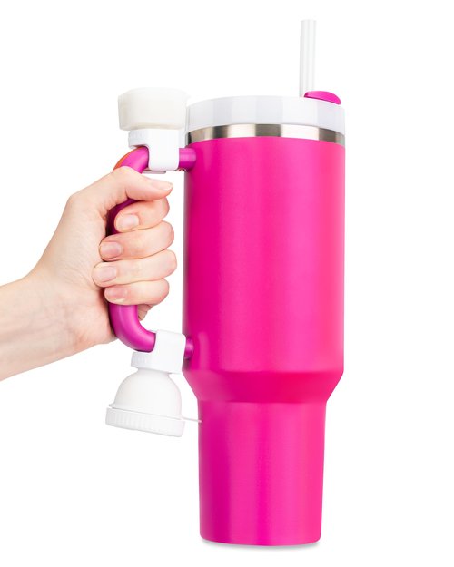 HydraClip [2 Pack] Funnel & Pill Case for Stanley Quencher, Stanley Cup Accessories 40 oz, Have your Health Ready on the go