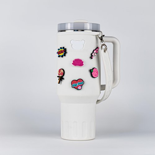 STANJAZZ Charms Water Bottle Silicone Sleeve Decorations 16pcs Fall in Love