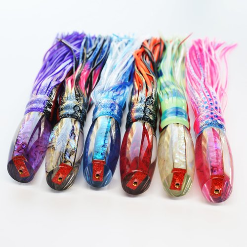 Deep Sea Fishing Trolling Lure for Marlin Tuna Mahi Wahoo Sailfish Saltwater Hard Lures Big Game Resin Lure for Trolling Fishing