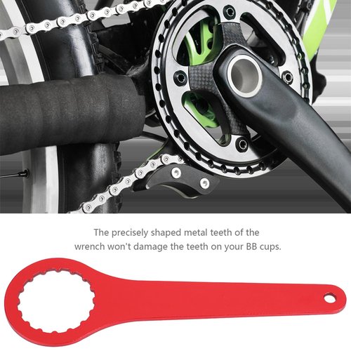 Chazcool Bottom Bracket Wrench, BB Wrench for BB91 BB109 BB30SH PF30SH BB86 30 BB30 30, BB Tool Red (Red)