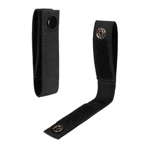 KENOBEE 2-Pack Handcuff Strap Holder with Snap Closure for Duty Belt, Nylon Belt Keeper Quick-Release Clip Hook for ASP Handcuff，Law Enforcement Police Accessories