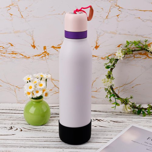 Silicone Boot for Owala, 2.95 Inch Diameter Bottle Boot Anti-Slip Bottom Protective Cover Water Bottle Accessories Compatible with Owala 24 oz (Black)