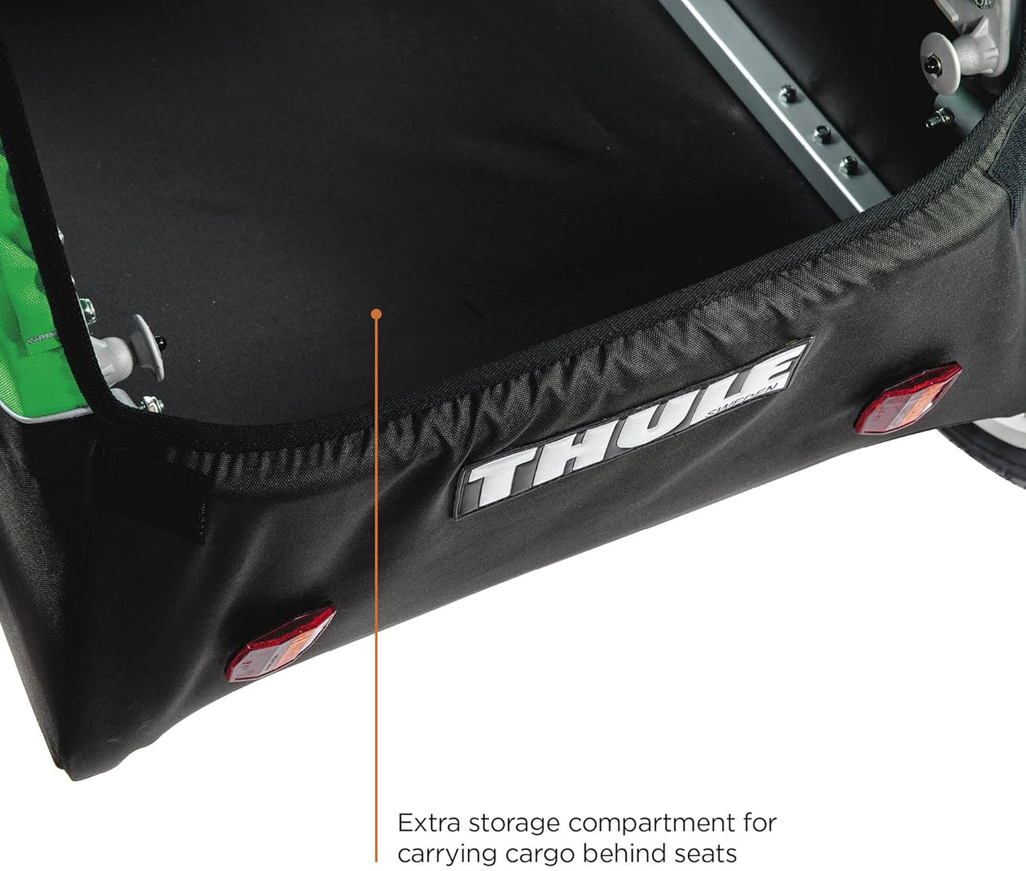 Thule Cadence 2-Seat Bicycle Trailer for Kids - Lightweight & Durable Design