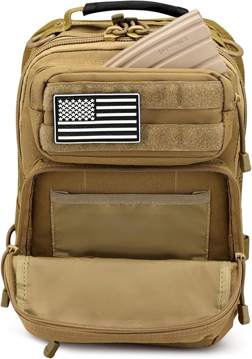 G4Free Tactical Sling Bag Backpack Military Rover Shoulder Sling Pack Molle EDC Small Crossbody Chest Pack