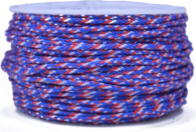 BORED? PARACORD! Nylon Micro Cord - 125 or 1000 Foot Spool Options - 70+ Colors and Patterns - 1.18mm Cord