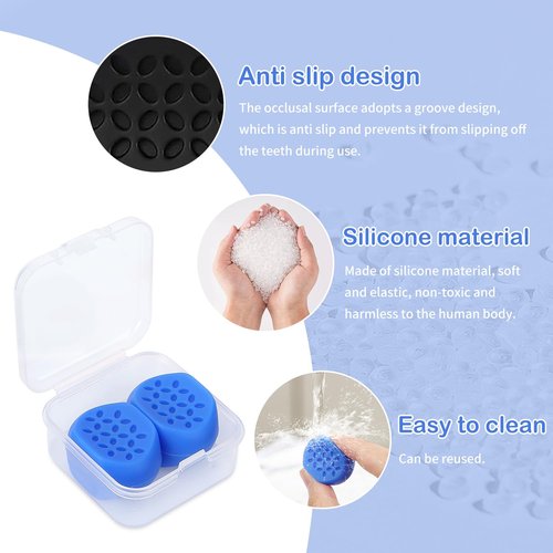 Keroius Jawline Exerciser for Men & Women - Silicone Jaw Trainer (2Pcs) - Face Shaper & Strengthener to Slim, Tone& Define The Face (2, Gray)