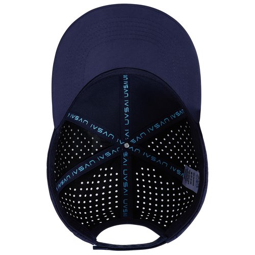 UVSAI UPF 50+ Performance Water Resistant Baseball Cap Lightweight Breathable Hat Golf Running Boat Hiking for Men Women Navy Blue