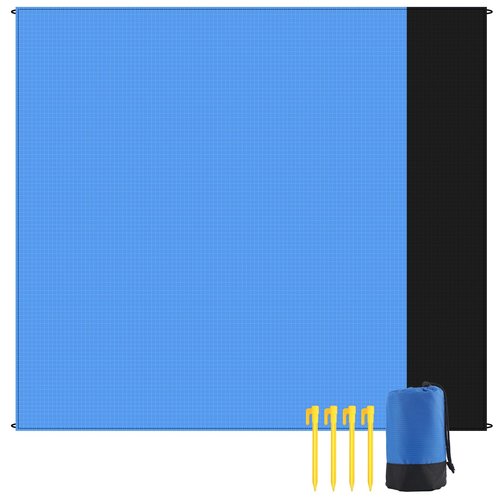 ThxYour Beach Blankets, Waterproof Beach Mat, Sand Free Camping Blanket, Oversized Travel Blankets for 4 Adults Outdoor, for Travel Camping Hiking Picnic, Easy to Clean