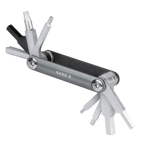 Topeak Nano 9 Multi-Tool - Compact CNC-Made Portable Tool with 9 Functions - Nano 9 (9 functions)