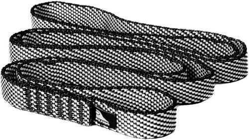 Climbing Sling Stitched Loop, Stitched Nylon Climbing Sling Runner, QD-1511-80-WHTBLK