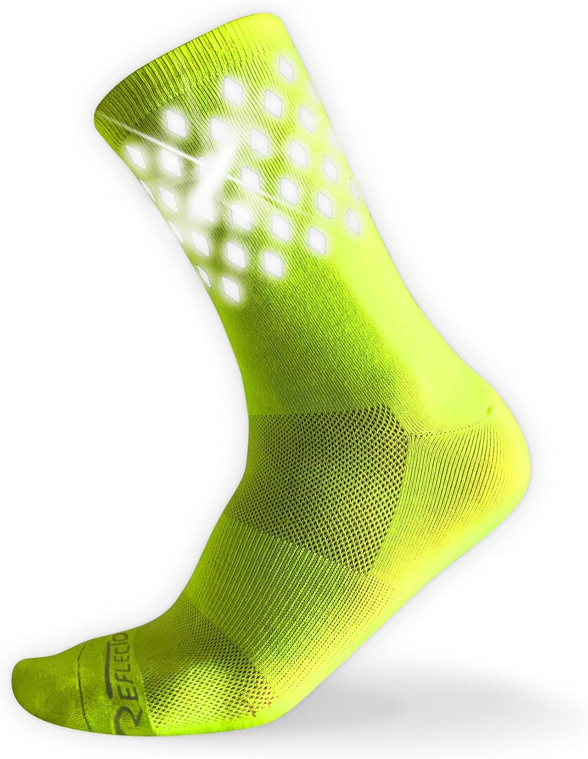 Reflective Socks - High Visibility Sports Socks Cushioned, Biomotion Safety Gear for Outdoor Athletes