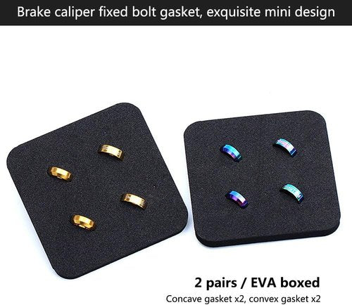 Brake Screw Washer Spacer M6 Concave Convex Balancer Brake Caliper Fixed Bolts Gasket Spacer for Mountain