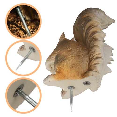 Archery 3D Animal Target Squirrel with Ground Stakes, Protable Size Shooting Target for Outdoor Bow Hunting Training