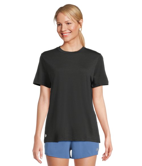 Smartwool Womens Active Mesh Short Sleeve Black Medium