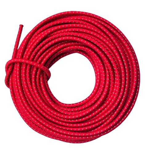 Reflective Shock Cord 3.5MM Diameter Elastic Bungee Cord Outdoor Tent Pack (Red 3.5MM-16FT)