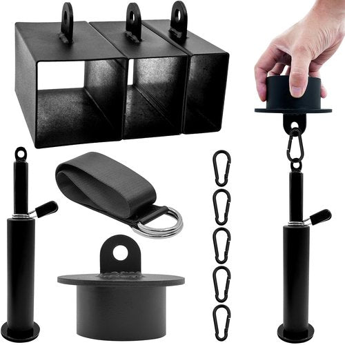 Heavy Metal Pinch Block Set with Loading Pin, Pinch Block Grip for Workout Rock Climbing Forearm Finger Training, Enhance Grip Strength Gym Hand Pinching Power Strengthener Equipment