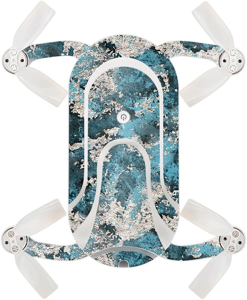 MightySkins Skin Compatible with ZEROTECH Dobby Pocket Drone – Conceal Snow | Protective, Durable, and Unique Vinyl Decal wrap Cover | Easy to Apply, Remove, and Change Styles | Made in The USA