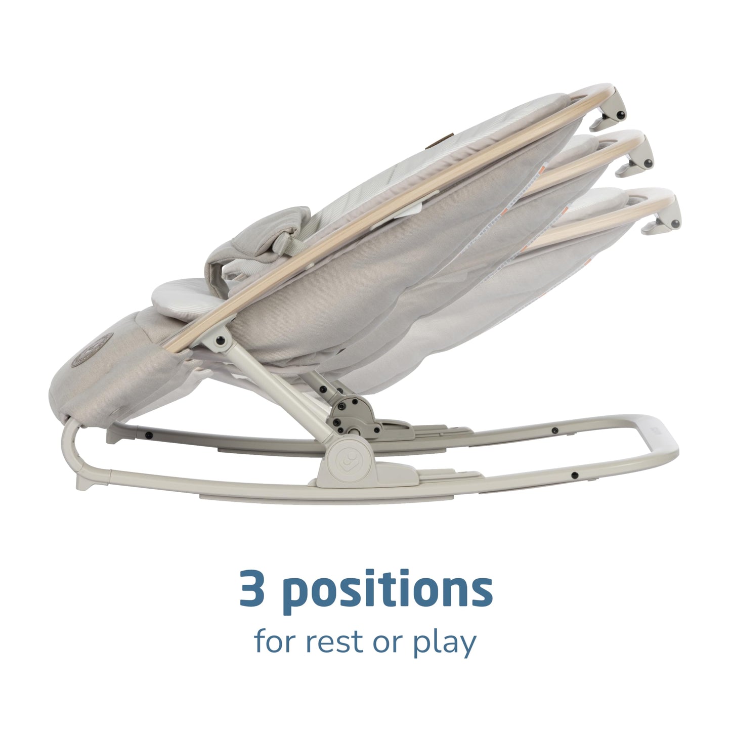 Maxi-Cosi Kori 2-in-1 Baby Bouncer Seat for Infants, Baby Rocker Chair, Portable Baby Bouncer, Classic Oat