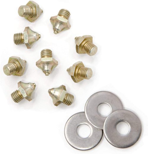 Korkers Triple Threat Threaded Carbide Spikes with washers - 7 mm - 40 Pack