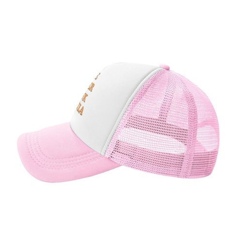 Save Water Drink Tequila Hat Funny Trucker Hats Adjustable Classic Fishing Cap for Men and Women Pink