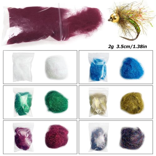 FREE FISHER 145Pcs Fly Tying Material Kit Flashabou Dubbing Threads Copper Beads Silicone Rubber Legs Hooks Fly Tying Tools Kit