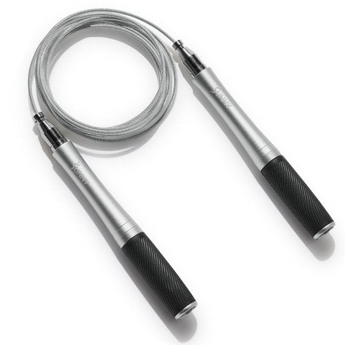 Sunny Health & Fitness Exercise Speed Jump Rope for Training, Enhancing Endurance, & Coordination, Exercise Rope with Durable Aluminum Handles & Easy Adjustable Design – SF-JR02-BK