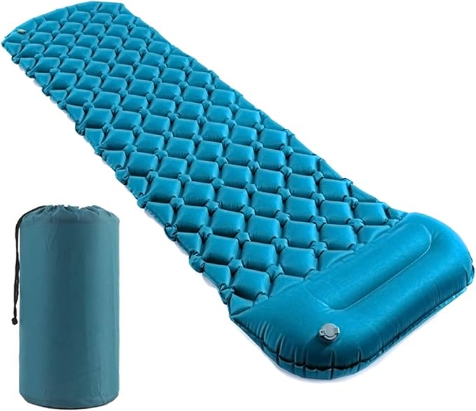 Star Smart Sleeping Pad for Camping Inflatable Backpacking Pad with Pillow, Ultralight Durable Camping Mattress,Hiking Air Mat,Camp Sleep Pad for Hiking Traveling & Outdoor Activities
