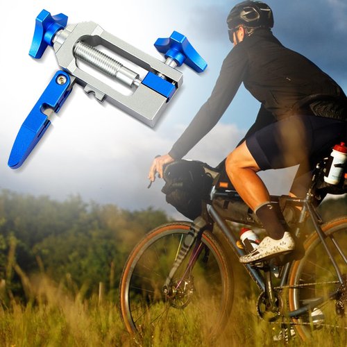 SYWAN Bike Hydraulic Brake Tool Kit, Hydraulic Brake Hose Cutter 2 in 1 Bicycle Hydraulic Line Cutter Bike Brake Hydraulic Hose Fitting Insert Tool (Blue-1)