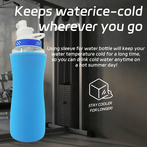 Cirkul Neoprene Insulated Water Bottle Sleeve - 2Pcs, 32oz, Blue