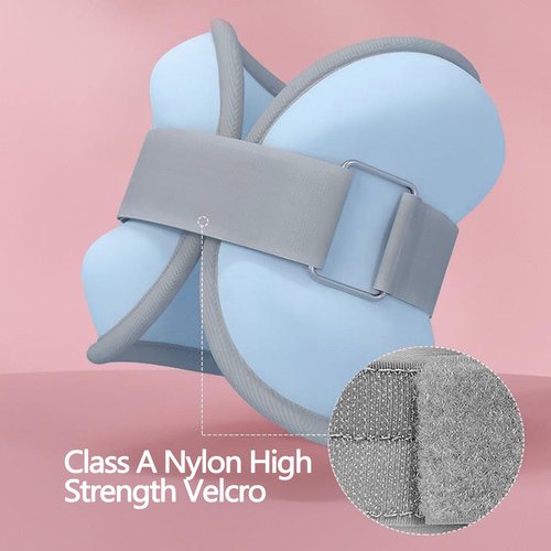 1 pair 0.66 lbs adjustable for men and women hand and ankle weights wrist weights, yoga, walking, aerobics, dance exercises and other fitness exercises (light blue)