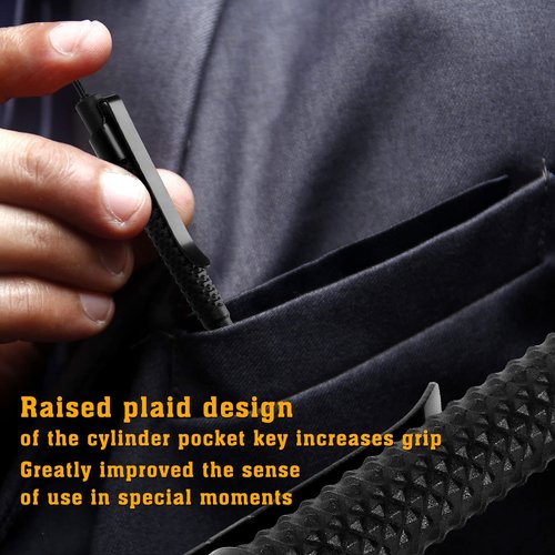 JOTOVO Pocket Handcuff Key Strong Polymer Finish, Universal Police Cuff Keys Clip for All Standard Series Hand Cuffs - 2PCS